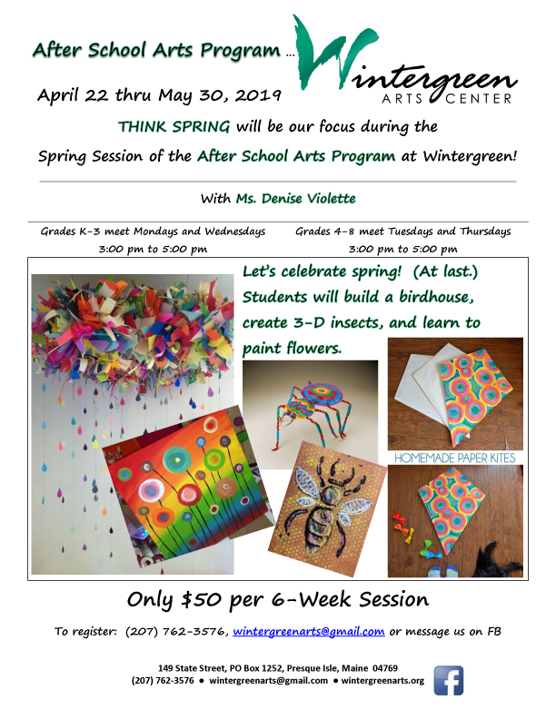 After School Arts Program Wintergreen Arts Center