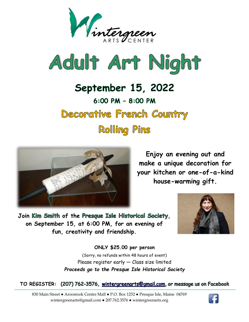Adult Art Night – Wintergreen Arts Center